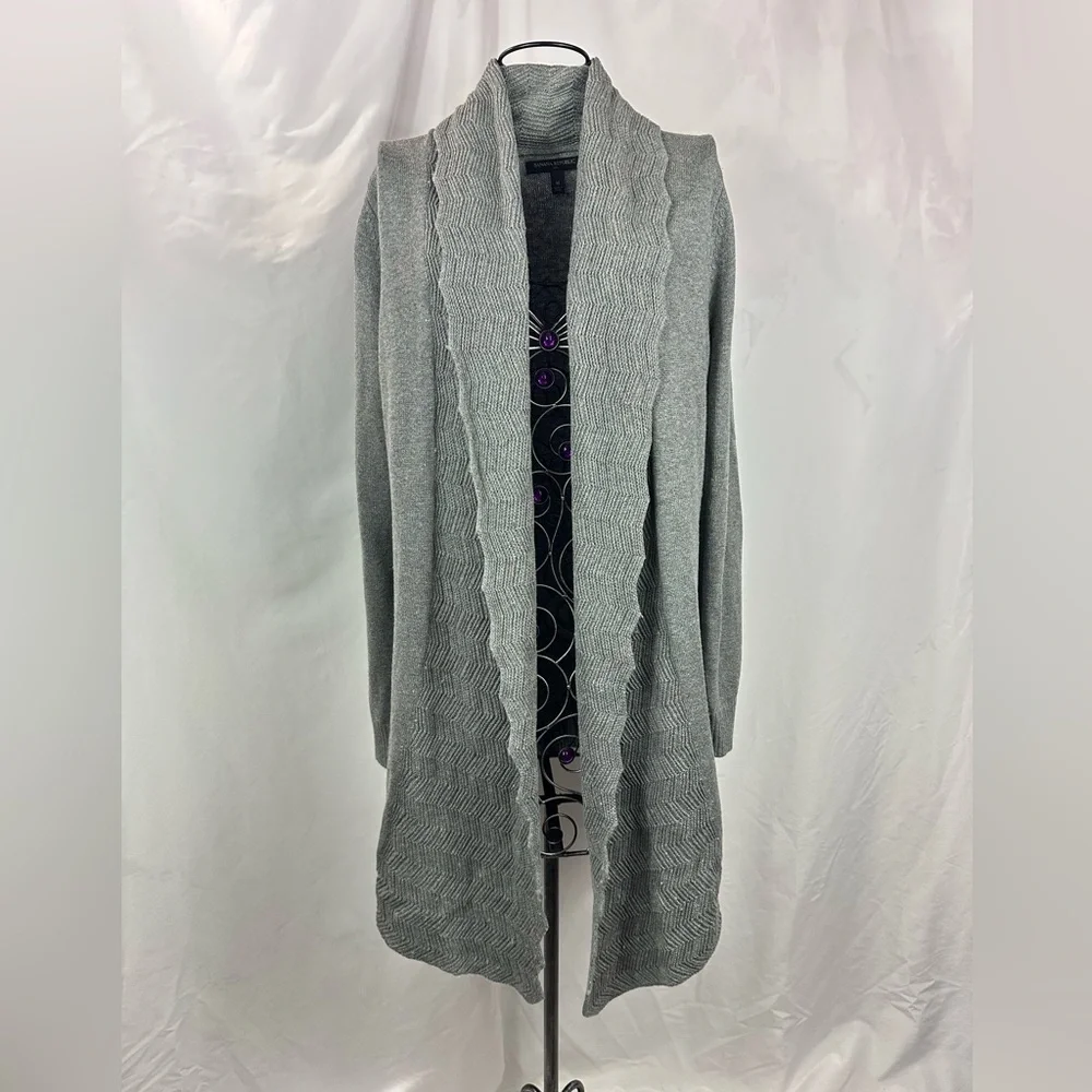 Banana Republic grey wool blend cardigan size M